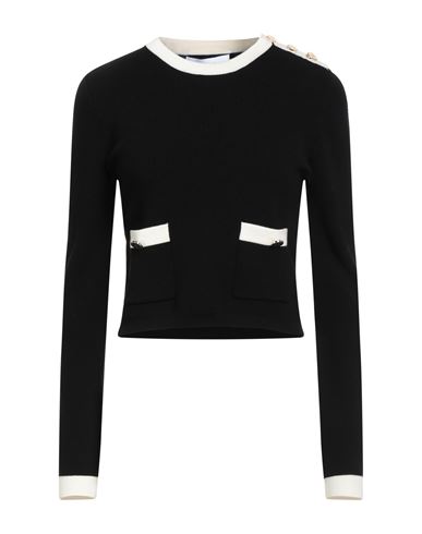 Kaos Woman Sweater Black Size L Viscose, Polyester In Black