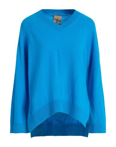Sir-vice Woman Sweater Light Blue Size 1 Wool, Cashmere In Blue