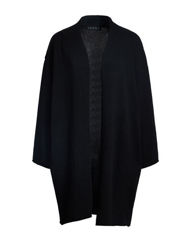 Icona By Kaos Woman Cardigan Black Size Xs Viscose, Polyamide, Wool, Cashmere In Black
