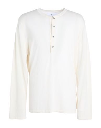 Seven Gauge Man Sweater Cream Size 4 Wool, Silk In White