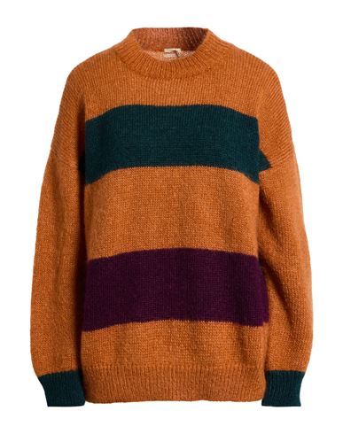 Massimo Alba Woman Sweater Brown Size M Mohair Wool, Silk