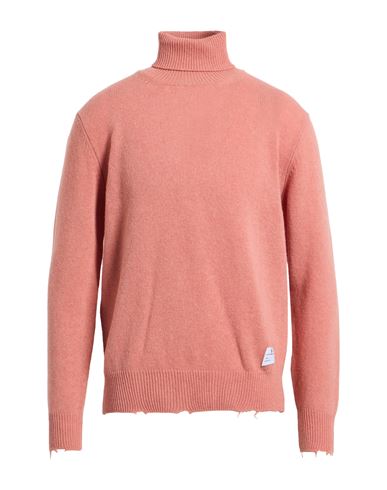Department Five Department 5 Man Turtleneck Salmon Pink Size Xl Virgin Wool In Pink