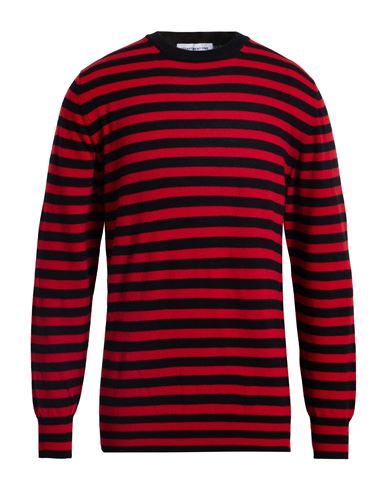 Department Five Department 5 Man Sweater Red Size L Wool In Red