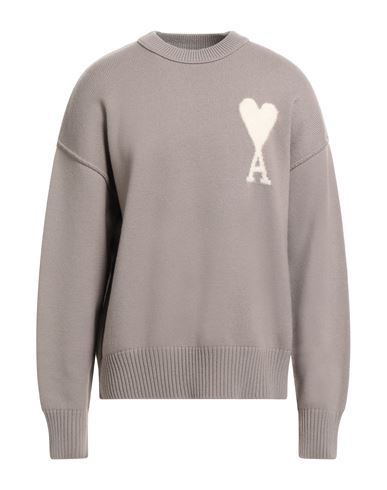 Ami Alexandre Mattiussi Man Sweater Grey Size L Virgin Wool, Alpaca Wool, Wool In Gray