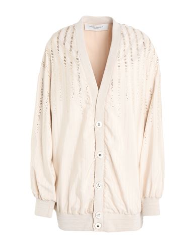 Golden Goose Woman Cardigan Blush Size 6 Silk, Viscose, Polyester, Nylon, Elastane In Neutral