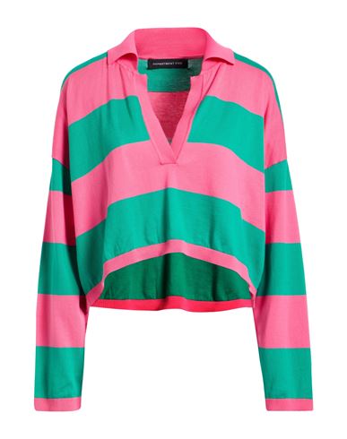 Department Five Department 5 Woman Sweater Fuchsia Size S Cotton In Pink