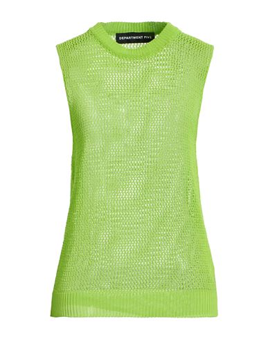 Department Five Department 5 Woman Sweater Lime Green Size Xs Cotton In Green
