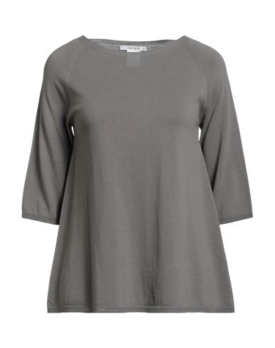 Kangra Cashmere Kangra Woman Sweater Grey Size 6 Cotton In Gray