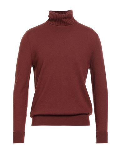 Ballantyne Man Turtleneck Brick Size 38 Cashmere In Red