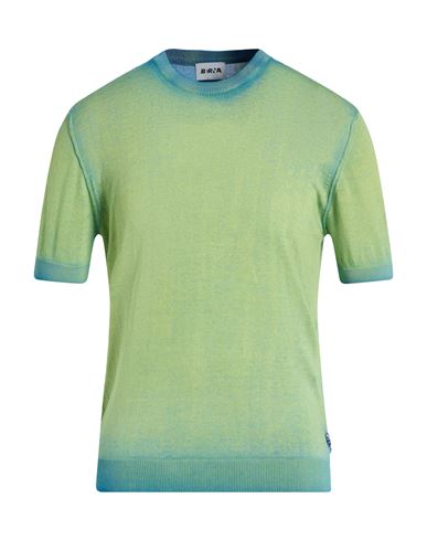 Berna Man Sweater Blue Size Xl Cotton In Blue