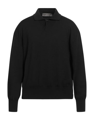State Of Order Man Sweater Black Size M Merino Wool In Black