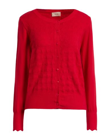Toy G. Woman Cardigan Red Size S/m Viscose, Polyester, Polyamide In Red