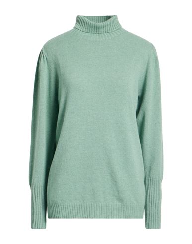 Twinset Woman Turtleneck Sage Green Size L Cashmere In Green