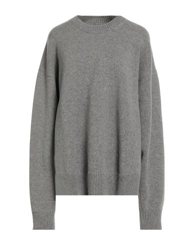 Jil Sander Woman Sweater Grey Size 6 Wool, Cashmere In Gray