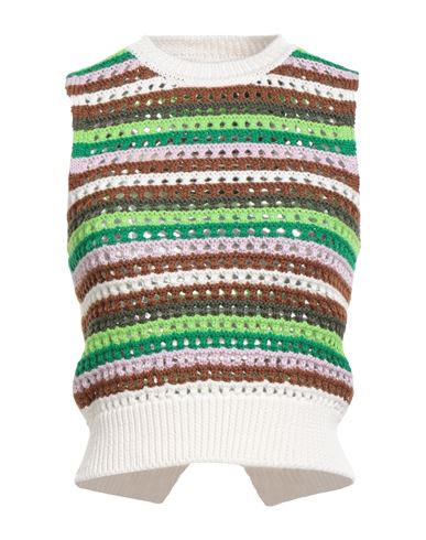 Department Five Department 5 Woman Sweater Ivory Size S Wool In Multi