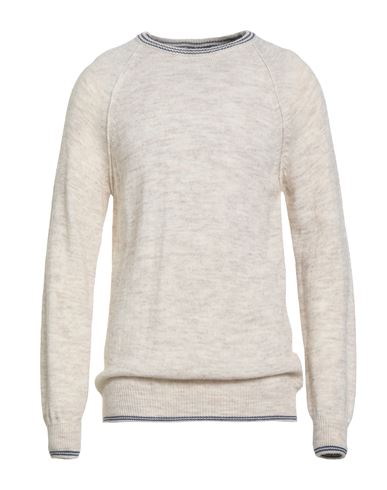 Chester Taylor London Man Sweater Ivory Size 46 Acrylic, Wool, Alpaca Wool, Viscose In White