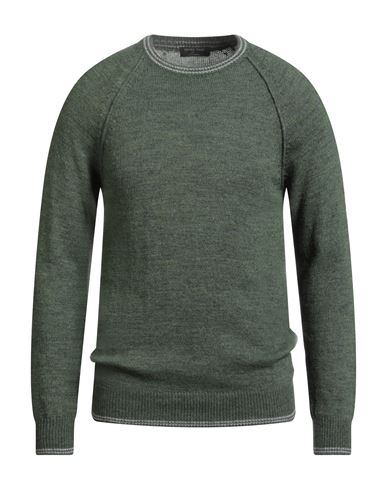 Chester Taylor London Man Sweater Green Size 44 Acrylic, Wool, Alpaca Wool, Viscose In Green