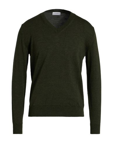 Ballantyne Man Sweater Military Green Size 42 Wool In Green