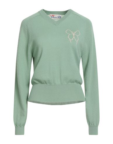 Ballantyne Of Peebles Lab Woman Sweater Light Green Size 6 Cashmere In Multi