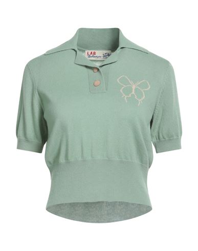 Ballantyne Lab Woman Sweater Light Green Size 6 Cashmere In Green