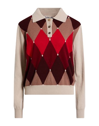 Ballantyne Of Peebles Woman Sweater Beige Size 6 Cashmere In Multi
