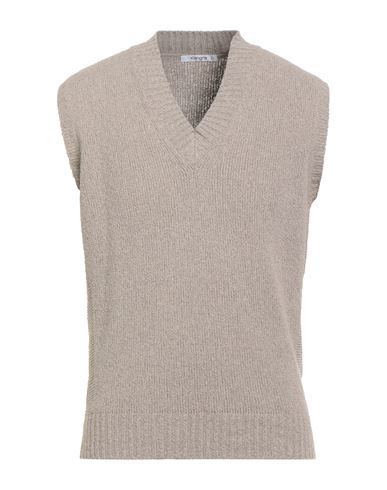 Kangra Cashmere Kangra Man Sweater Sand Size 38 Cotton, Polyester, Polyamide In Gray