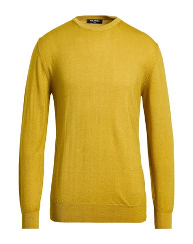 Paul Miranda Man Sweater Mustard Size L Wool In Yellow