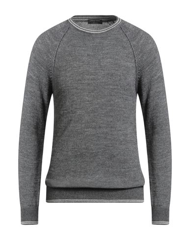 Chester Taylor London Man Sweater Grey Size 46 Acrylic, Alpaca Wool, Wool, Viscose In Gray