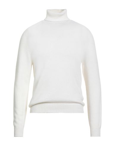 Alpha Studio Man Turtleneck Ivory Size 44 Wool In White