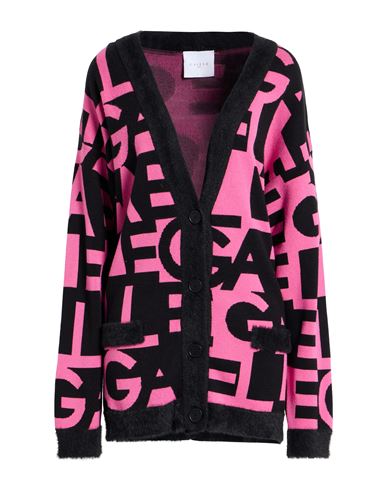 Gaelle Paris Gaëlle Paris Woman Cardigan Fuchsia Size 2 Viscose, Polyester, Polyamide In Multi