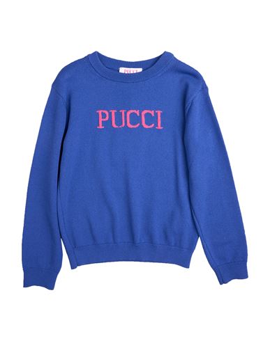 Pucci Toddler Girl Sweater Purple Size 6 Viscose, Polyester In Blue