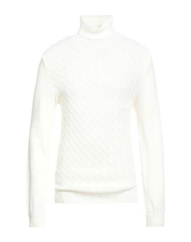 Why Not Brand Man Turtleneck Cream Size Xl Acrylic, Wool In White