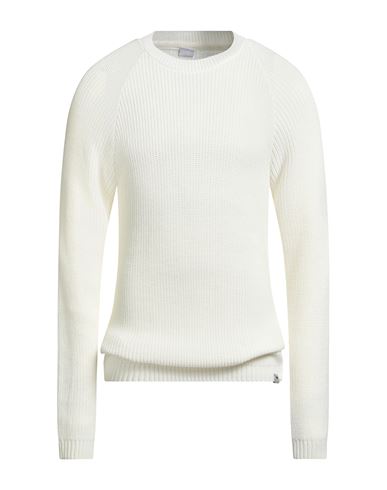 Why Not Brand Man Sweater Cream Size M Acrylic, Wool In Yellow