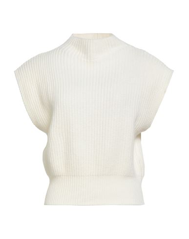 Vicolo Woman Turtleneck White Size Onesize Viscose, Polyamide, Wool, Cashmere In Neutral