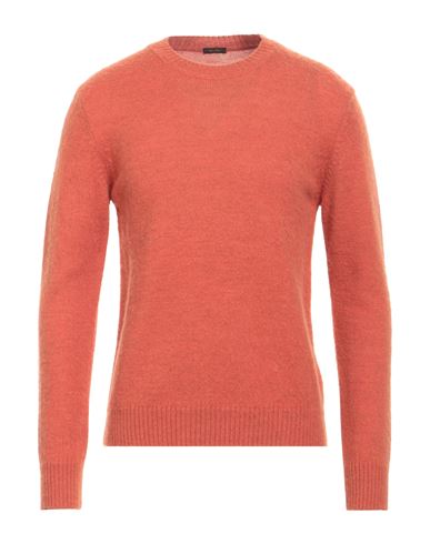 Ne Pas Man Sweater Rust Size M Acrylic, Wool, Alpaca Wool In Red
