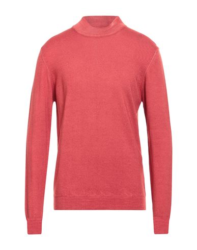 Ne Pas Man Turtleneck Coral Size Xl Merino Wool In Red