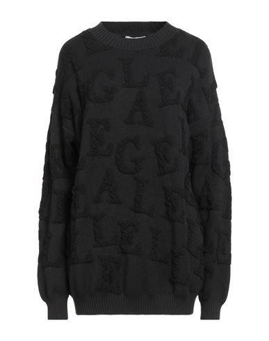 Gaelle Paris Gaëlle Paris Woman Sweater Black Size 2 Viscose, Cotton, Polyester, Polyamide In Black