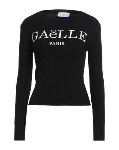 Gaelle Paris Gaëlle Paris Woman Sweater Black Size 2 Viscose, Polyester, Polyamide