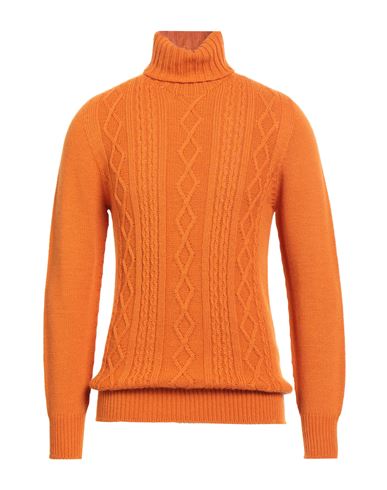 Become Man Turtleneck Orange Size 44 Acrylic, Polyester In Orange