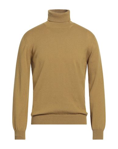 Filippo De Laurentiis Man Turtleneck Mustard Size 40 Cashmere In Yellow