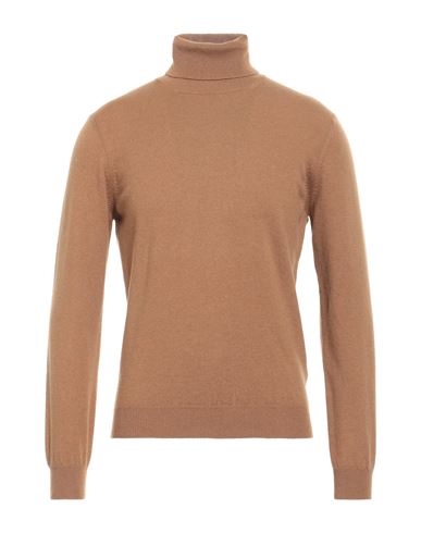 Filippo De Laurentiis Man Turtleneck Camel Size 36 Cashmere In Brown