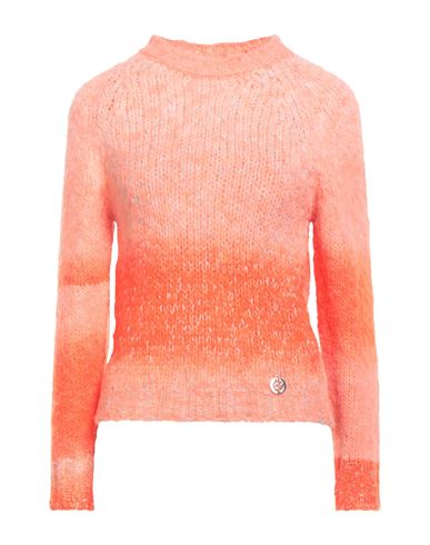 Gaelle Paris Gaëlle Paris Woman Sweater Salmon Pink Size 3 Acrylic, Polyamide, Wool, Polyester