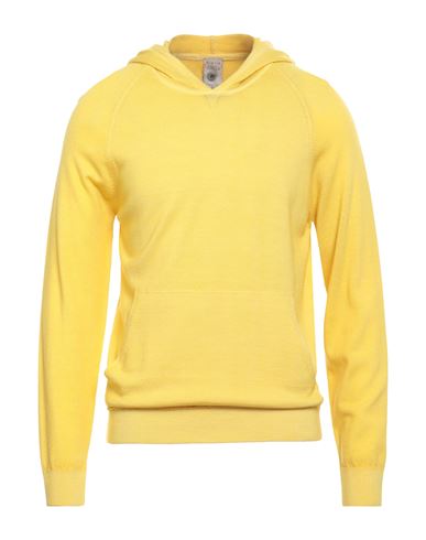 H953 Man Sweater Yellow Size 42 Merino Wool In Yellow