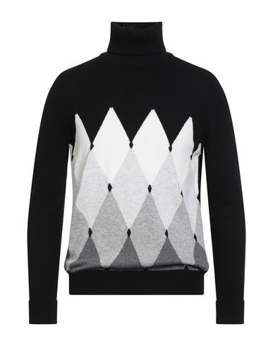 Ballantyne Of Peebles Man Turtleneck Black Size 42 Cashmere In Black