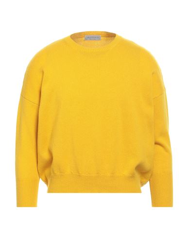 Jeordie's Man Sweater Yellow Size L Cashmere In Yellow