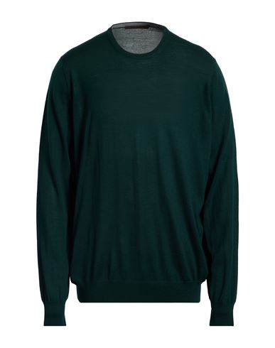 Viadeste Man Sweater Green Size 40 Virgin Wool In Green
