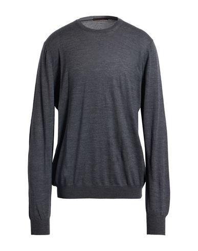 Viadeste Man Sweater Grey Size 46 Virgin Wool In Gray
