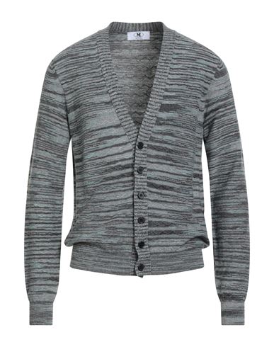 M Missoni Man Cardigan Grey Size Xxl Wool In Gray