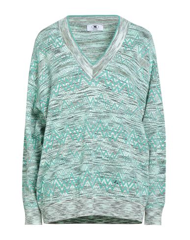 M Missoni Woman Sweater Light Green Size Xl Cotton, Viscose In Green