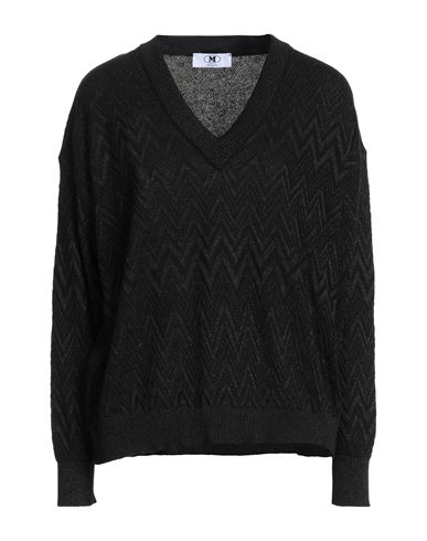 Missoni Woman Sweater Black Size Xl Cotton, Viscose, Metallic Fiber In Black
